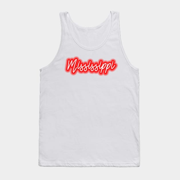 Mississippi Tank Top by arlingjd